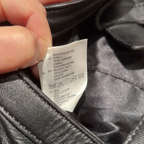 Versace H&M Black Leather Purse With Charms And Chain Handle Tags Dust Bag - Picture 10 of 13